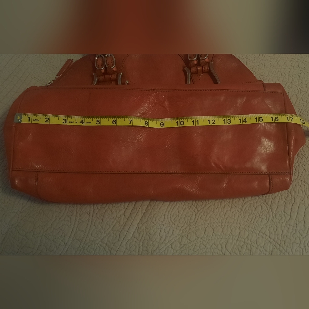 NOW ACCEPTING OFFERS! Vintage Red Leather Juicy Couture XL Purse - Picture 12 of 16